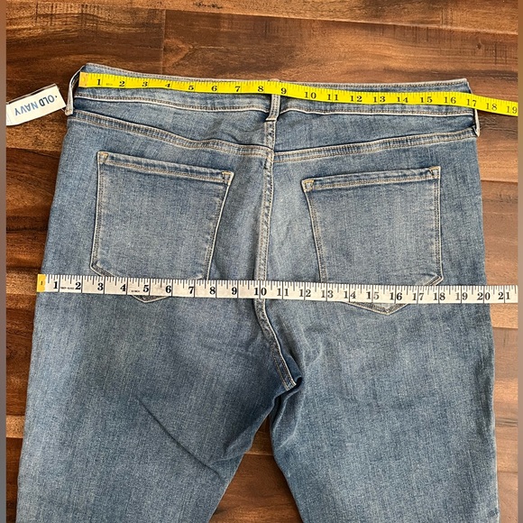 Brand New Old Navy Rockstar Super Skinny Mid-Rise Denim Blue Women’s Jeans - Picture 13 of 16